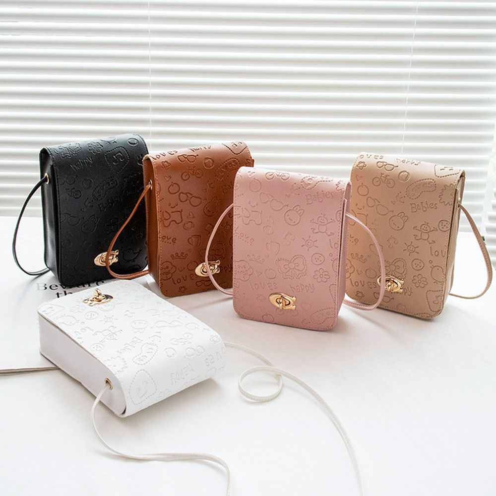 

Square PU Small Handbag Shoulder Bags Messenger Bag Crossbody