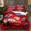 3D Digital Printing Car Story Three-Piece Cartoon Animation Bedding Kit