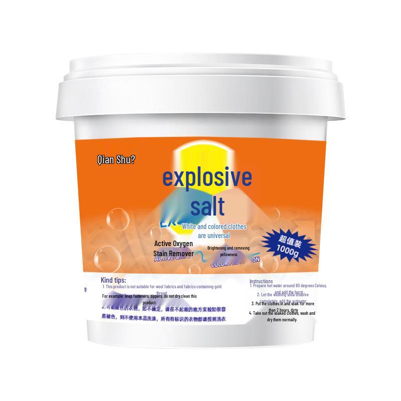Floral Explosion All-Purpose Laundry Salt: Powerful Stain Remover, Whitening, Deodorizing & Scented for Colored Clothes.