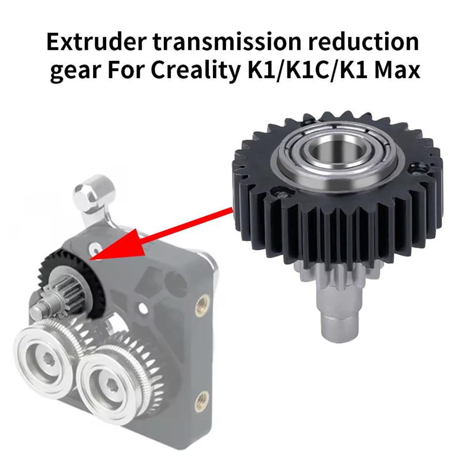 Extruder Transmission Reduction Gear for Creality K1 K1C K1 Max High Quality Drive Gear for K1 Sseries 3D Printer Parts
