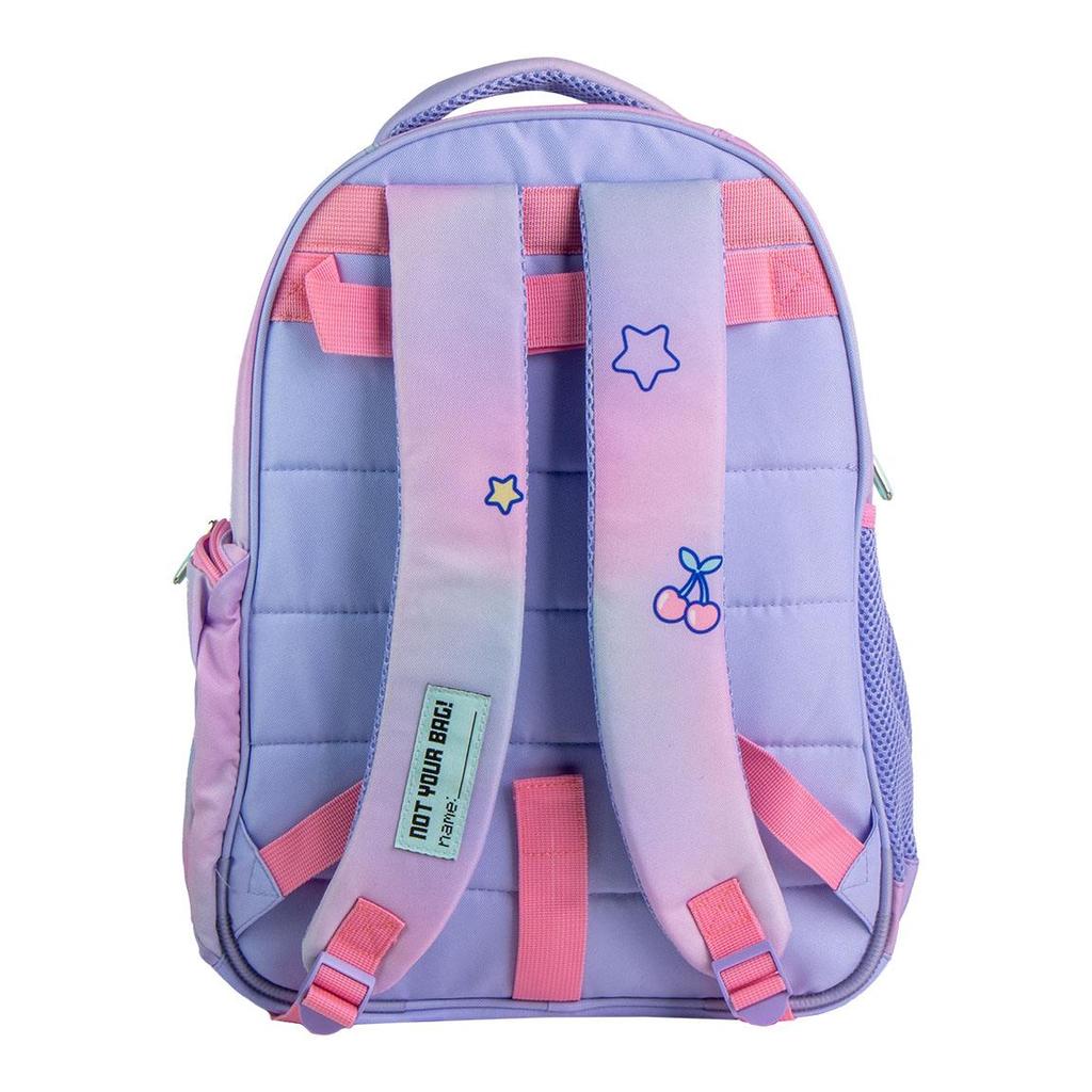 Ghiozdan Scoala School Backpack 2 Compartments 42x32x15 cm I Love Stitch Blue Kids Backpack Large Capacity