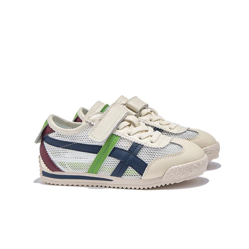 Children's shoes 2025 spring new leather little white shoes girls casual Forrest Gump shoes boys sports shoes medium and small children