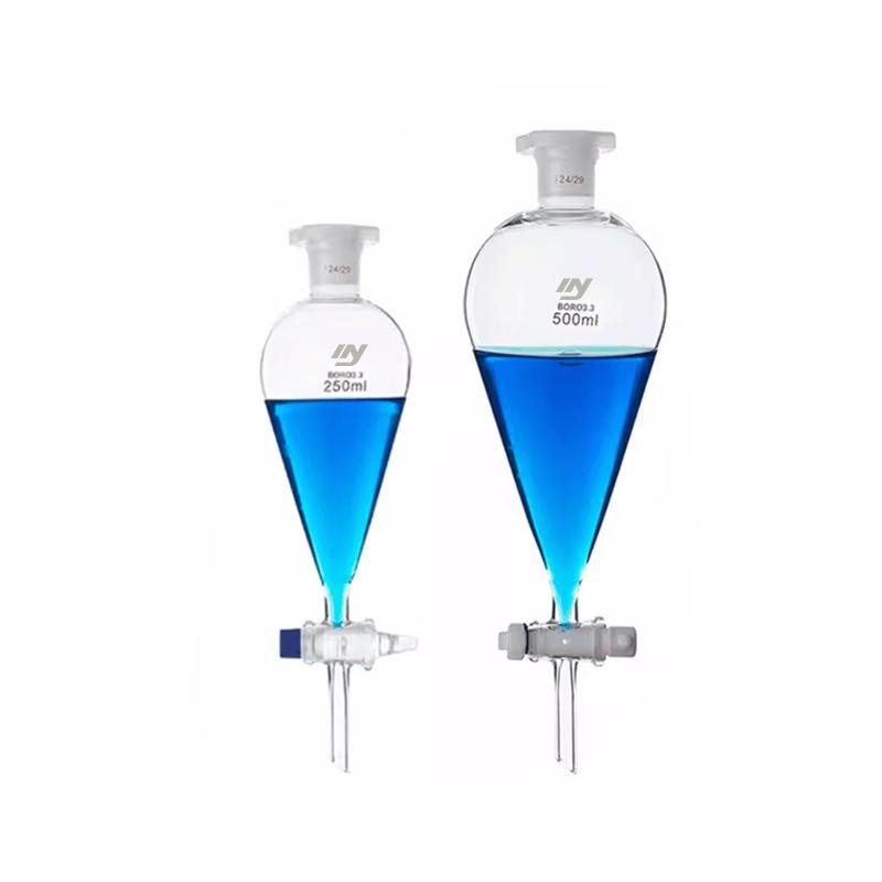 LISM Pear-Shaped Glass Separating Funnel