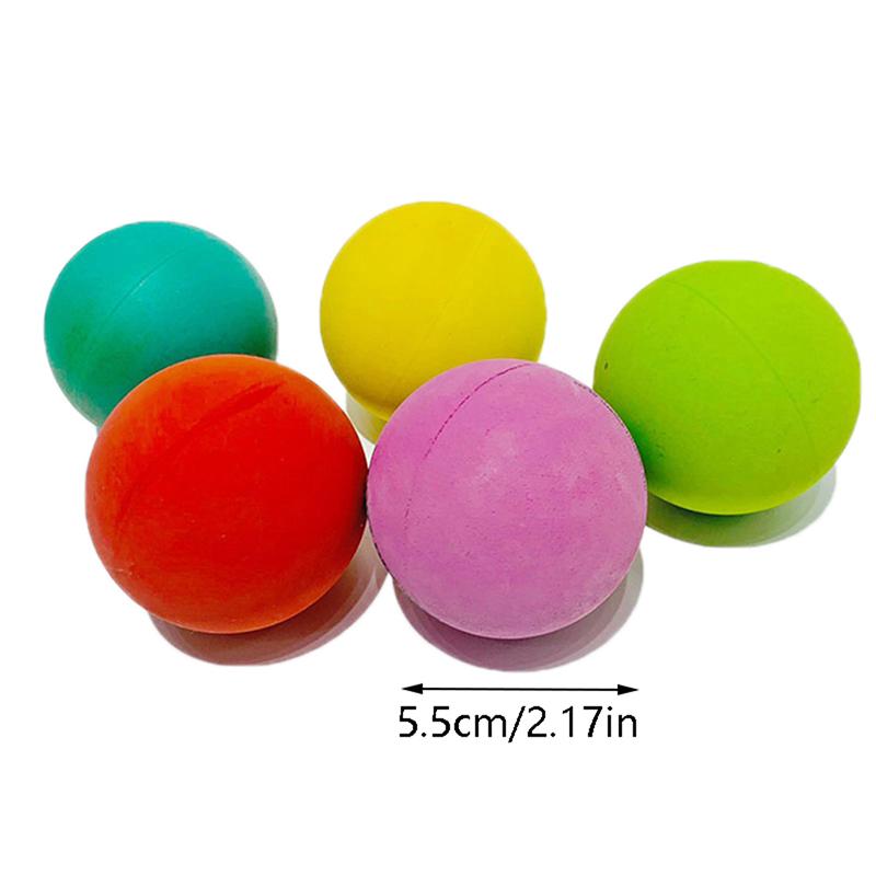 5.5cm Racquetball Squash Low Speed Rubber Hollow Ball Training Competition Ball Rubber hollow ball
