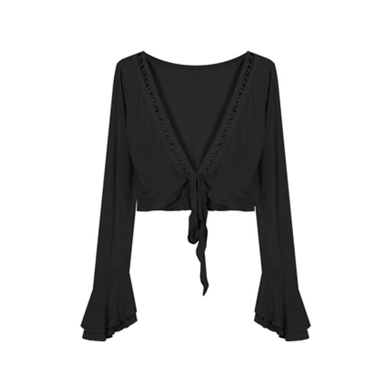 Pure Sunscreen Outwear Women's Summer Slim-Fit Crop-Top
