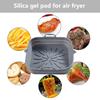 Foldable Air Fryers Oven Baking Tray Square Shaped Grill Pan Non Stick High Temperature Resistant Multi-purpose Kitchen Supplies