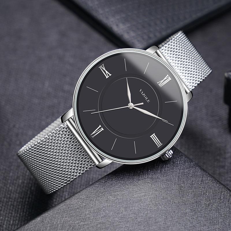 Top Brand New Arrival Watch Men's Fashion Waterproof Quartz Student Casual Men's Watch