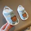 Fashion Kids Sandals Summer Girls Boys Cutout Sneakers Breathable Cartoon Bear Children Shoes Closed Toe Baby Toddlers Beach Sandalias