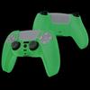 EXtremeRate Schutzhülle für PlayVital PS5-Controller, Silikon-Skin, ergonomische Schutzhülle aus weichem Gummi für PS5-Controller mit Thumb-Stick-Kappe
