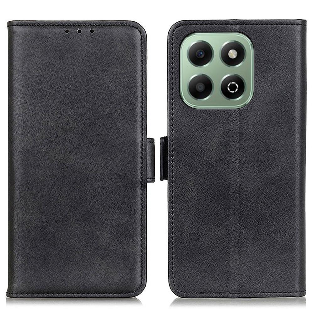 

For Honor X6b 4G Case Stand Cowhide Texture PU Leather Phone Cover A