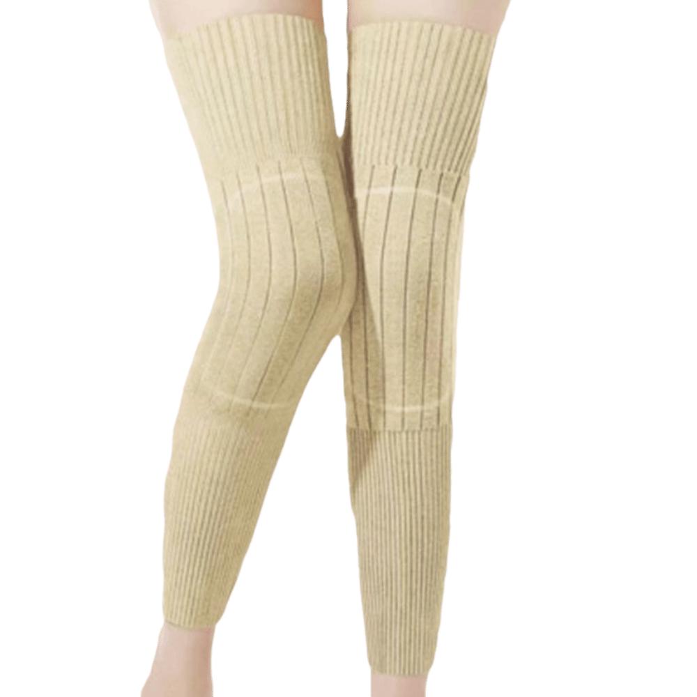 Elastic Thick Knee Protector Cold-proof Thermal Leg Warmers Winter Knee Cover Arthritis