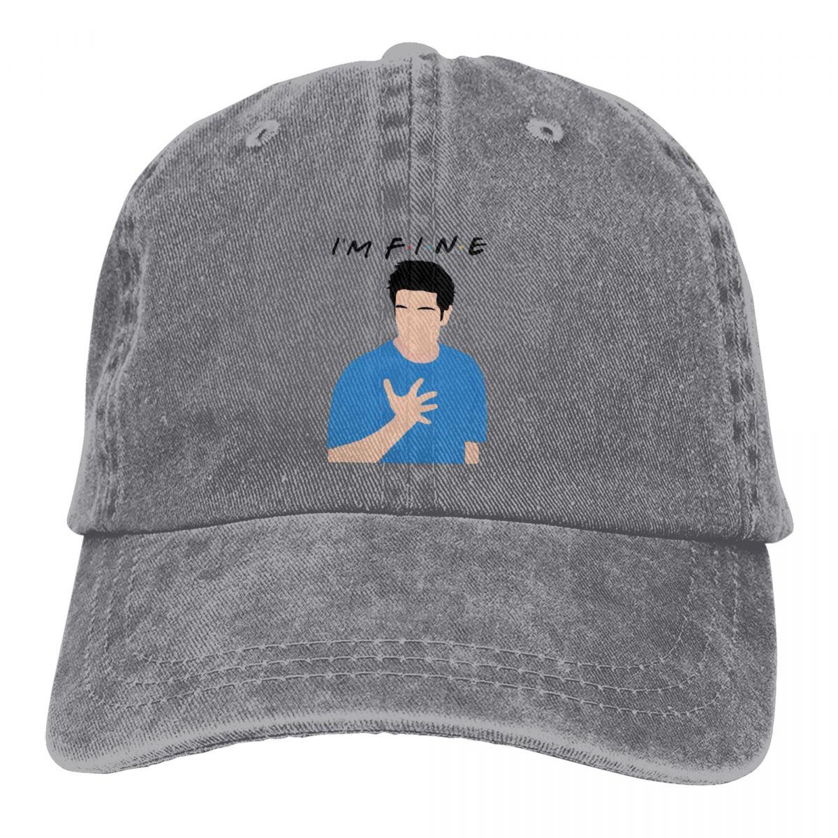 

Friends TV Show Multicolor Hat Peaked Women s Cap Pegatinas_ FRIENDS Ross Personalized Visor Protection Hats One Size