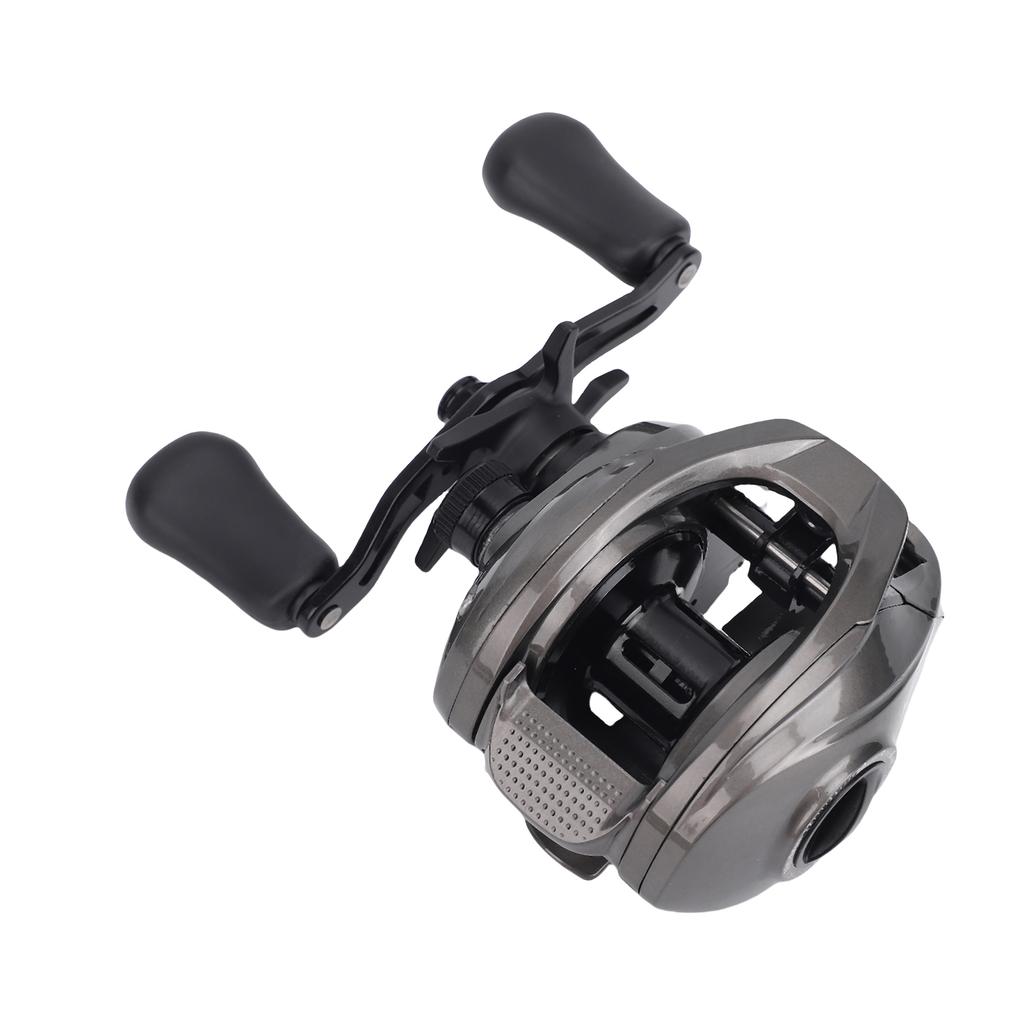 7.0:1 Übersetzungsverhältnis 5+1BB Baitcasting-Rolle 8kg Bremskraft Angelrolle Süßwasser Salzwasser Wurfrole Linkshand