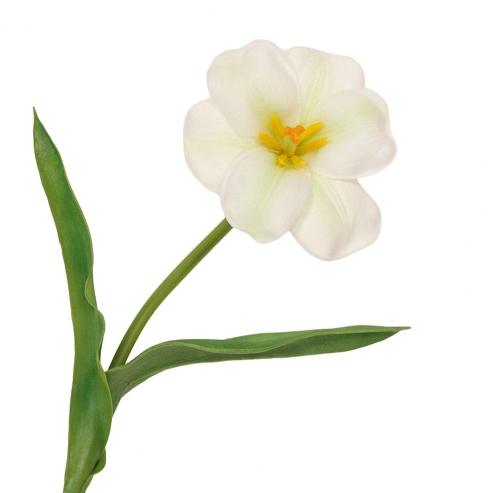 5 stk Simulerte Tulipaner Bukett Realistiske Falske Blomster Hjemmedekor Kunstig Tulipanarrangement med Bøyelige Stengler