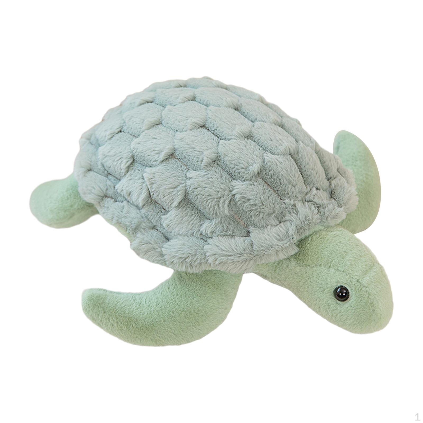 Sea Turtle Toy Cute Valentines Day Gifts for Her Funny Adorable Stuffed Animal Doll 38cm Green