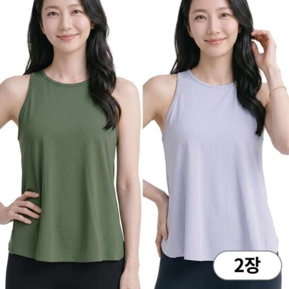 Navava Women Yoga Tank Top Unbalanced Back Open Nt3425 1+1