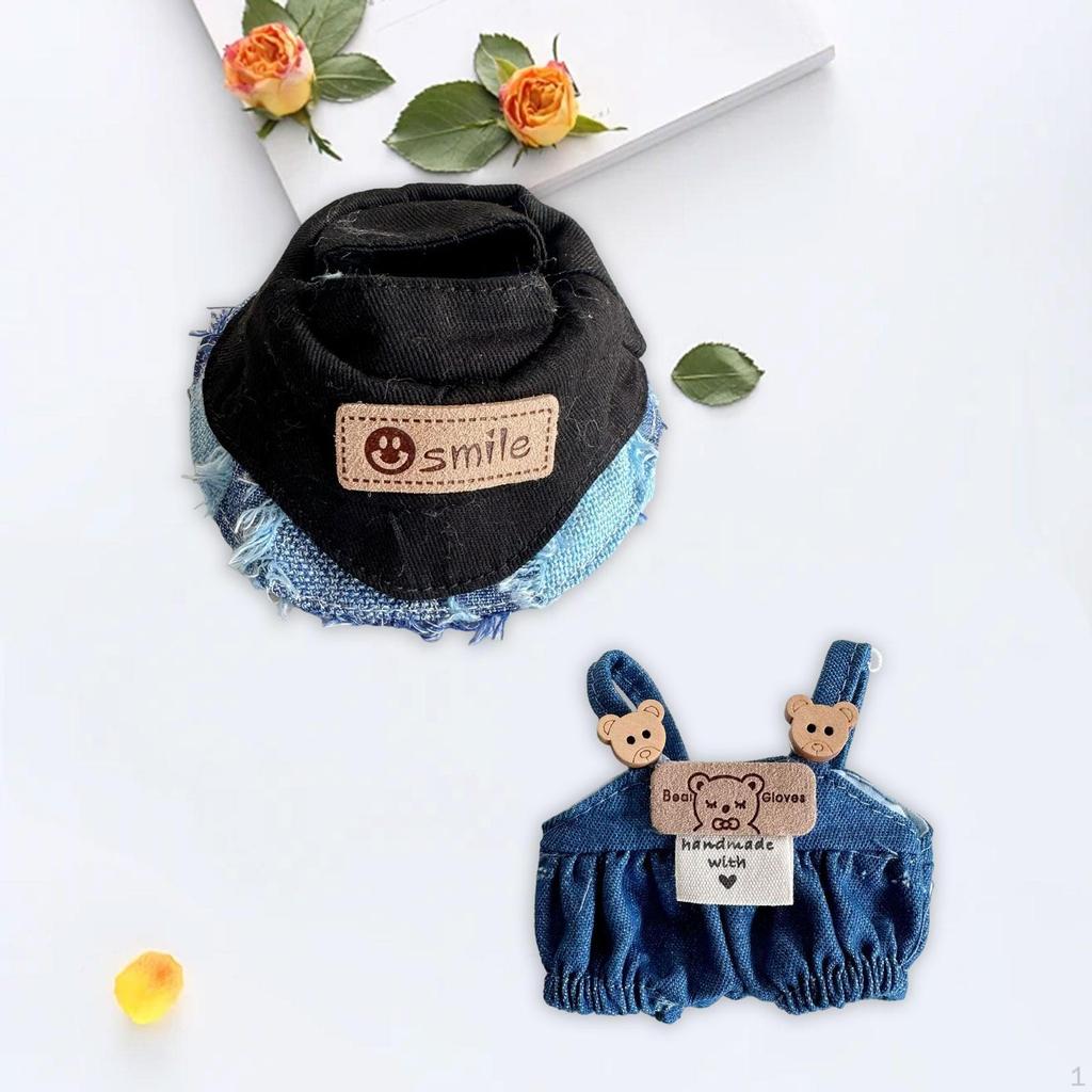 Doll Clothes for Plush Comfortable Fashion Dress up Cute 17cm Dolls Style A