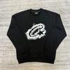 26 American Streetwear Graphic Print Crewneck Sweatshirt Loose Fit Teens