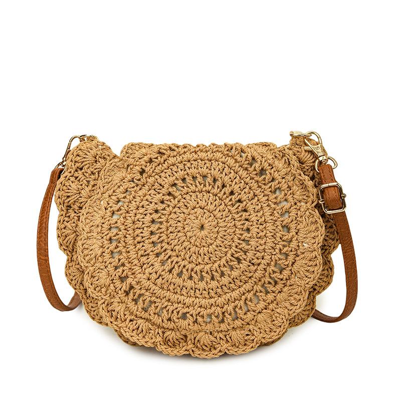 

Women s bags women s large-capacity new casual one-shoulder crossbody handwoven bags seaside beach bags хаки