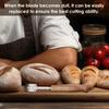 Bread Cutter French Bread Blades Kitchen Gadgets Normal Wood Long Handle Dough Scoring Knife with 5 Razor Blades Bread Cutting