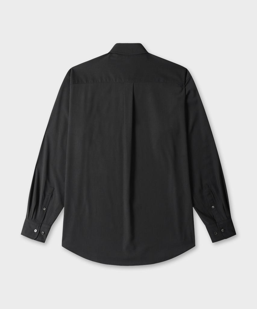 TAILDERN Issac Wool Blend Shirts Black
