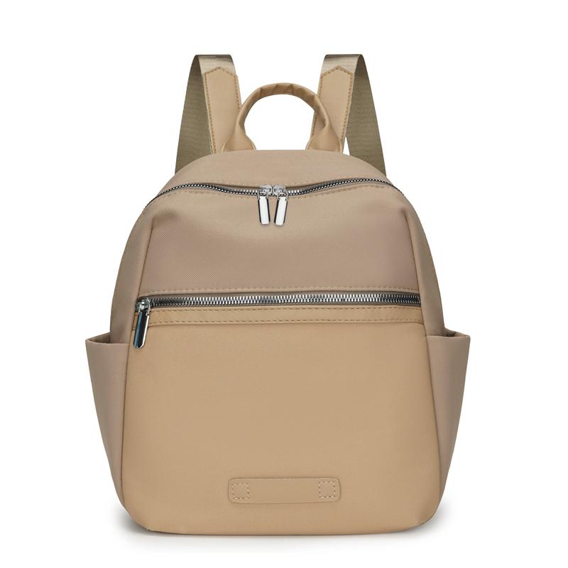 

Оксфордский рюкзак, женский рюкзак в студенческом стиле, дорожная маленькая сумка с цветными блоками коричневый