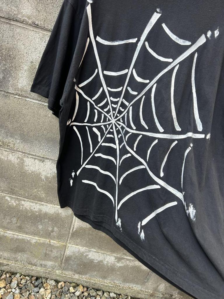 [OCCASION] Années 90~ T-shirt Toile d'araignée Marlboro Lollapalooza Nomura Kunichi délavé
