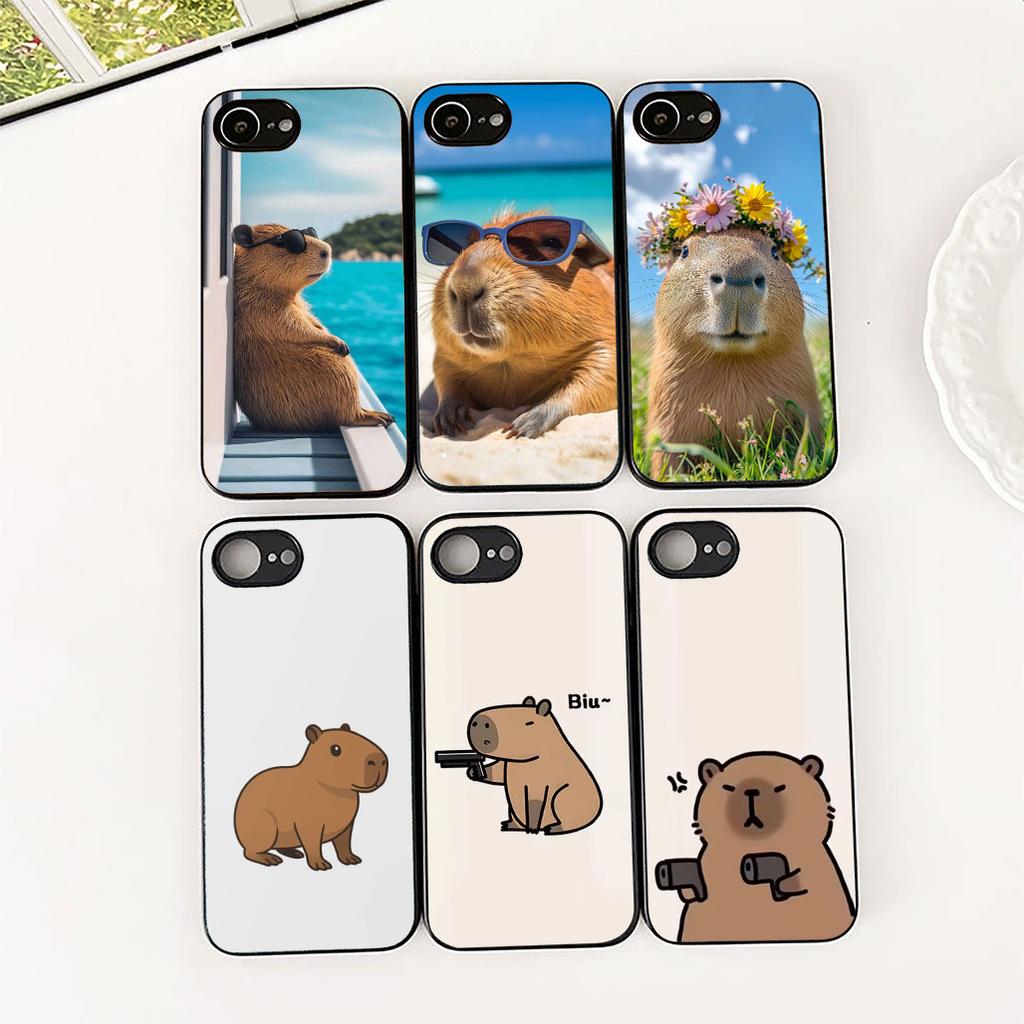 Lovely Capybara Silicone Cover for Samsung Galaxy A36 A55 A26 A05 A06 A14 A50 A51 A53 A54 A12 A13 A23 A35 Coque Phone Case