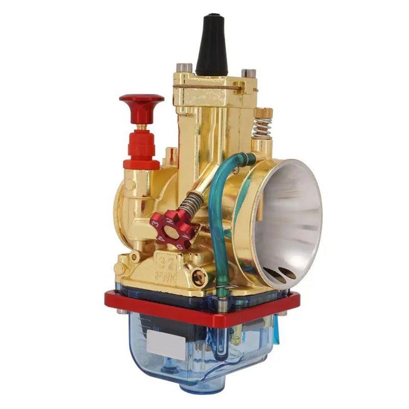 Universal Carburetor Carburador With Power Jet For PWK 32Mm 2T 4T Keihin Mikuni Honda 75Cc-250Cc Replacement Parts As Shown 32mm