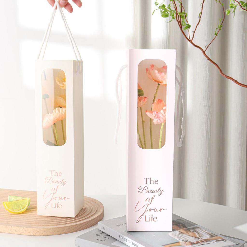 Mother's Day Poppy Gift Box: Faux Flowers for Graduation & Home Decor