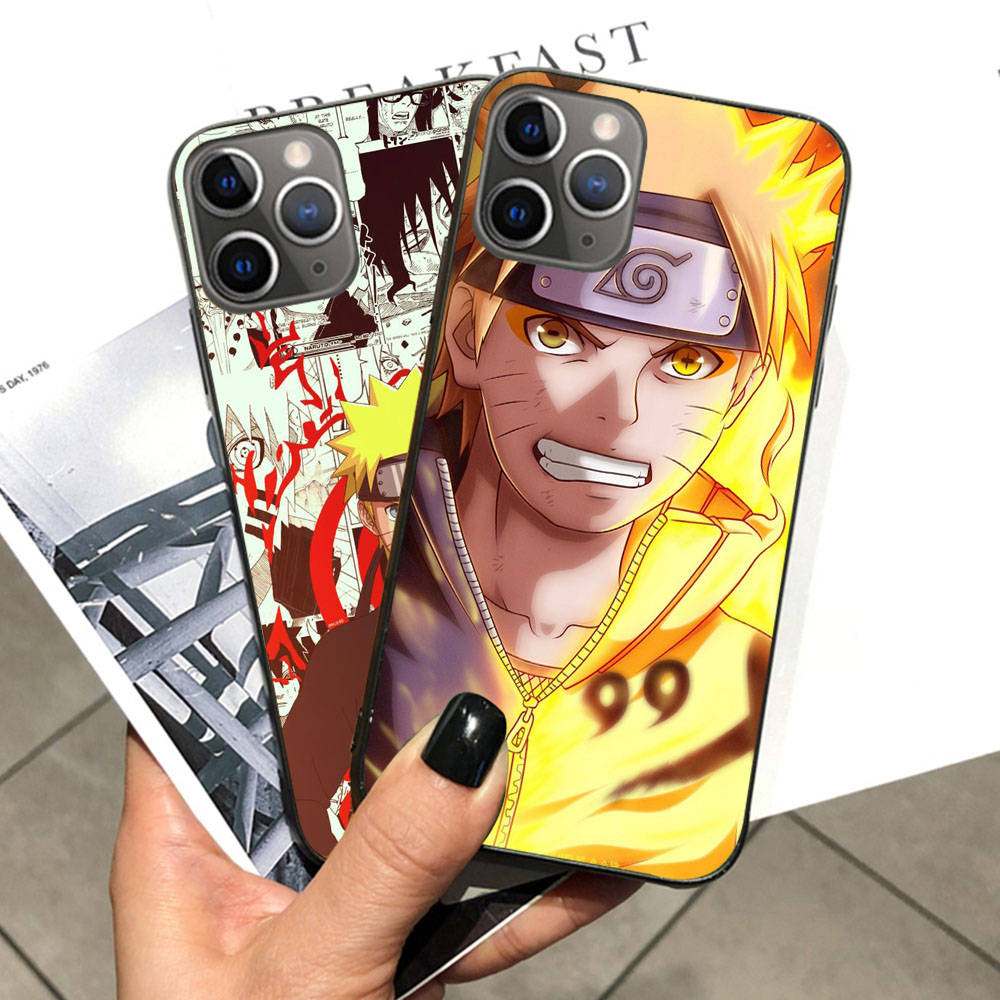 Case for OPPO Reno 8 6 5 Pro Find X3 A17 A3 A31 A38 A40 A53 A54 A55 A74 A76 A78 A77 A80 A94 A95 A96 Lite Black Sofe Cover WI57 Naruto Anime