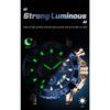 POEDAGAR Reloj Deportivo de Lujo para Hombre Cronógrafo Impermeable Luminoso Moda Reloj Calendario Correa de Silicona Relojes de Cuarzo