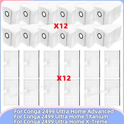 Fit For Conga 2499 Ultra Home Advanced / Titanium / X-TREME Robot Vacuum Parts Hepa Filter Dust Bag Accessories