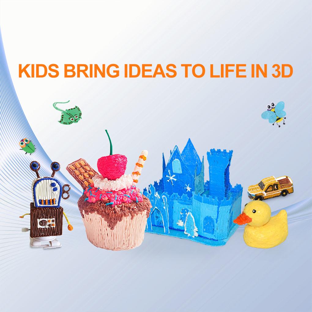 110pieces 22 Colors 3D Pens For Kids 110 Pieces 3D Pen Filament Refills Start Refills