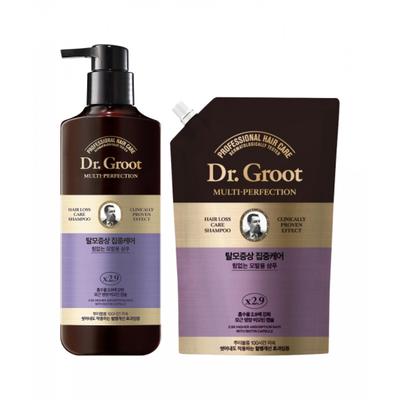 Dr.groot Intensive Care Shampoo For Weak Hair 400ml+refill 330ml