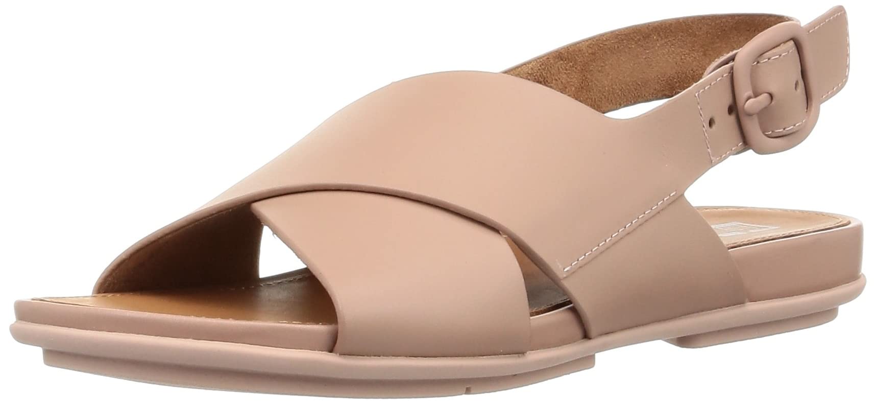 

Sandals GRACIE LEATHER CRISSCROSS SANDALS Beige cm [Fit Flop] BACK-STRAP Women s 22.0 cm~22.5 бежевий