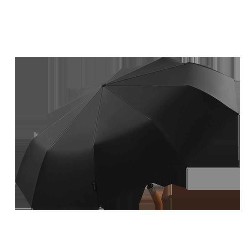 New 10-bone three-fold high-end gift box light luxury automatic umbrella men's umbrella dual-purpose plus