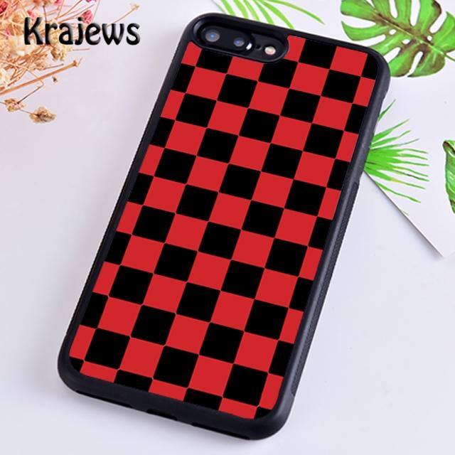 Checkerboard Plaid Checkered Phone Case Cover For iPhone 17 Air 16 15 14 Plus 12 13 Pro Max Coque Shell Fundas