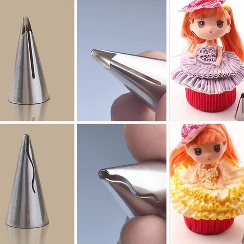 Laminating Nozzle Set Pastry Bag Icing Piping Cream Reusable Pastry Bags With Stainless Nozzle Cake Decorating Kitchen Tools