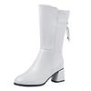 Martin boots shoes women's new thick heel high heel comfortable versatile boots women's knee boots women's shoes