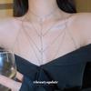 Zircon Geometric Multi-Layer Necklace - Niche Style, European & American Luxury Body Chain