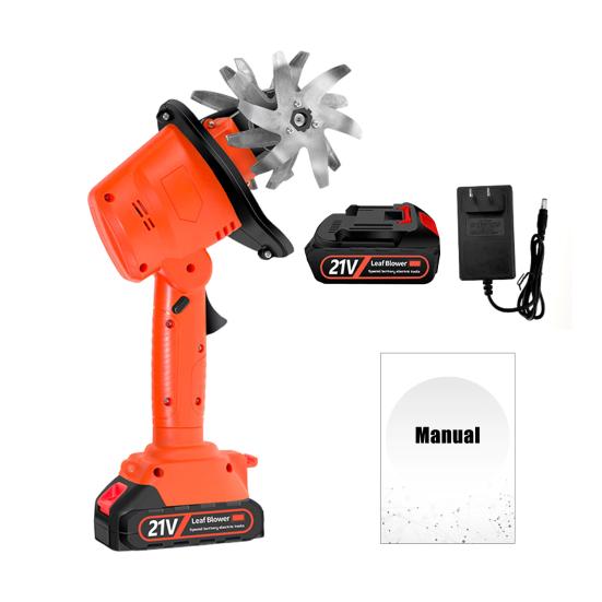 Cordless Mini Tiller Cultivator Sharp Blades High Speed Ergonomic Design Portable Battery Powered Electric Garden Tiller