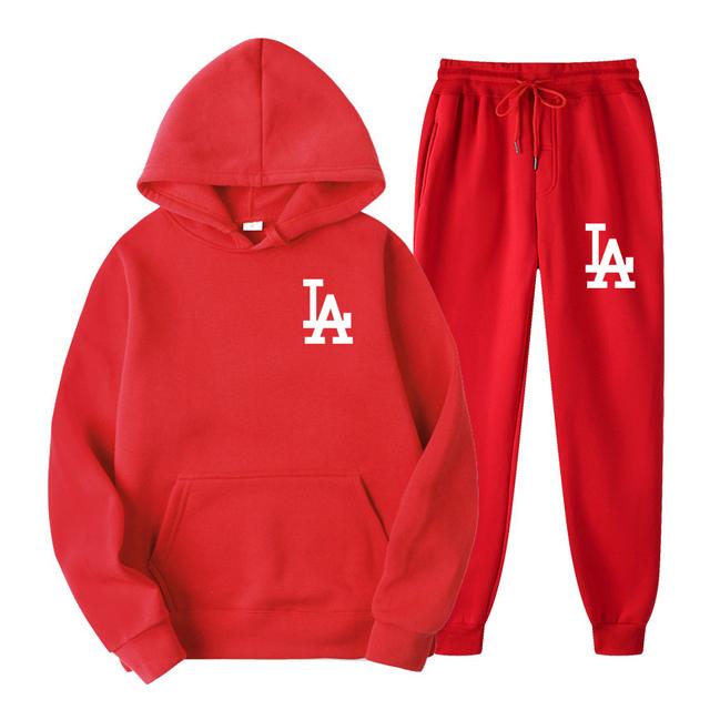 Buy Chándal Con Estampado Para Hombre, Conjunto De Sudadera Con Capucha Y  Forro Polar, Ropa Deportiva, 2 Piezas at affordable prices — free shipping,  real reviews with photos — Joom