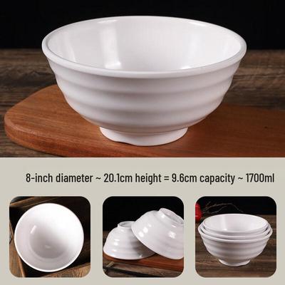 Dairuien A5 Melamine White Noodle Bowl