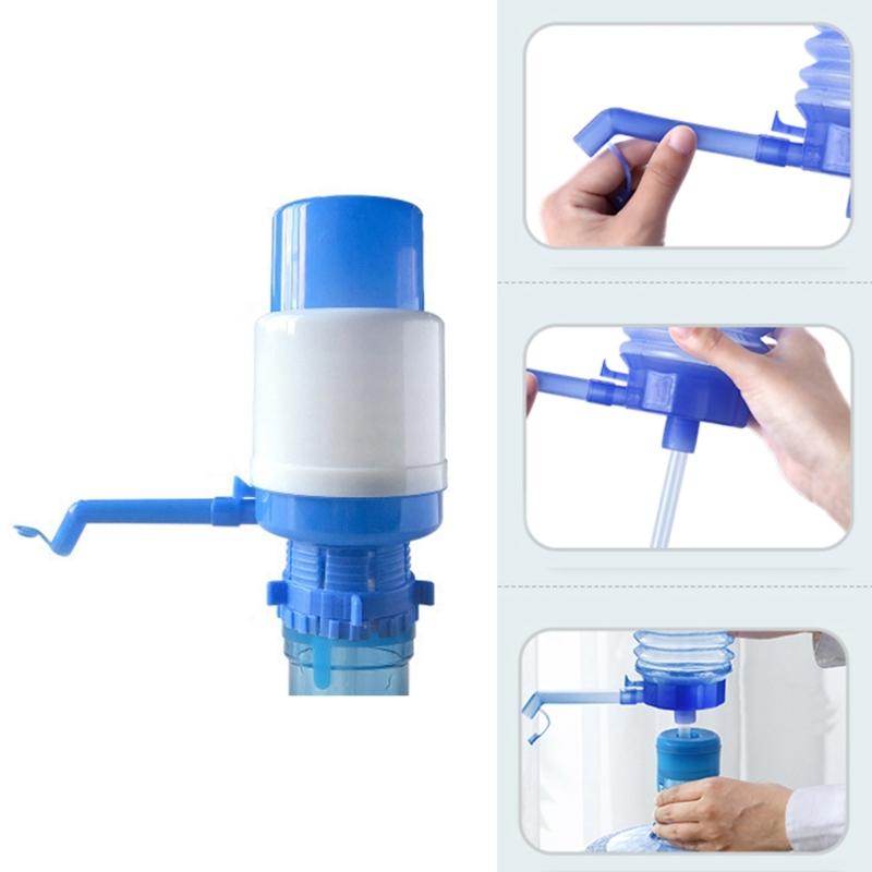 Household Manual Water Bottle Jug Hand Pump Dispenser Camping Drinking Spigot