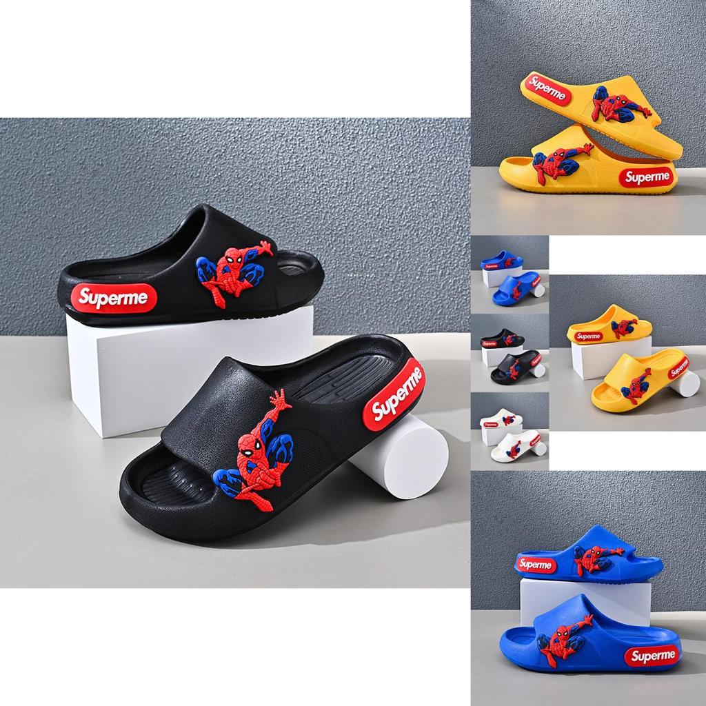 Jungen Bequeme Spider-Man Themen Indoor Rutschfeste Weiche Sohle Slipper Sandalen für Sommer