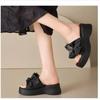 Trendy and fashionable thick-soled thick-soled slippers for women's summer wear, light sandals, new versatile casual one-word slips