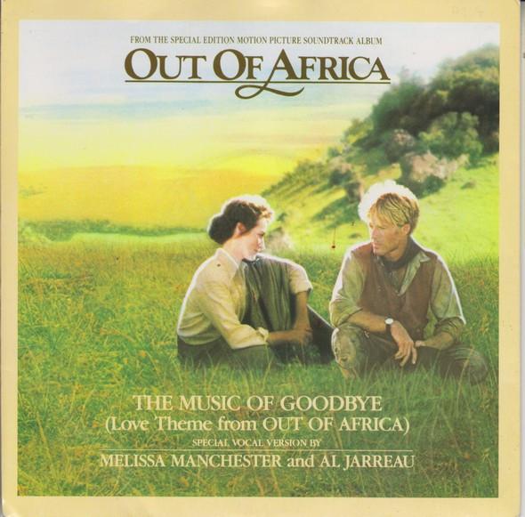7inch Record MELISSA MANCHESTER & AL JARREAU - The Music Of Goodbye (Love Theme Fr MCA1038 MCA Records 1986 UK Soul/Funk Used