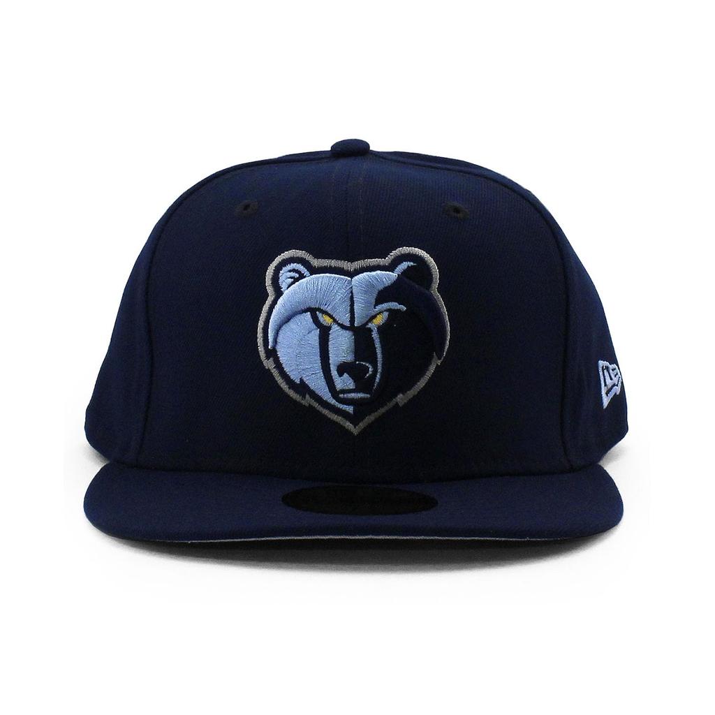 New Era Cap 59FIFTY Memphis Grizzlies NBA Team Basic Fitted Cap Memphis Grizzlies Navy Basketball Yuki Kawamura Ja Morant 5950 Sz 7-18 [Used]