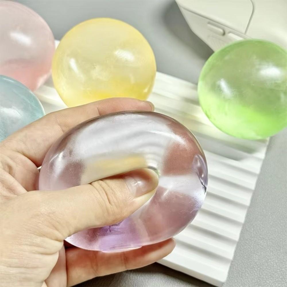 Soft Squishy Toys Slow Rising Ball Quick-rebound Squeeze Toy Coconut Oil Squishy Ball Hand Relax